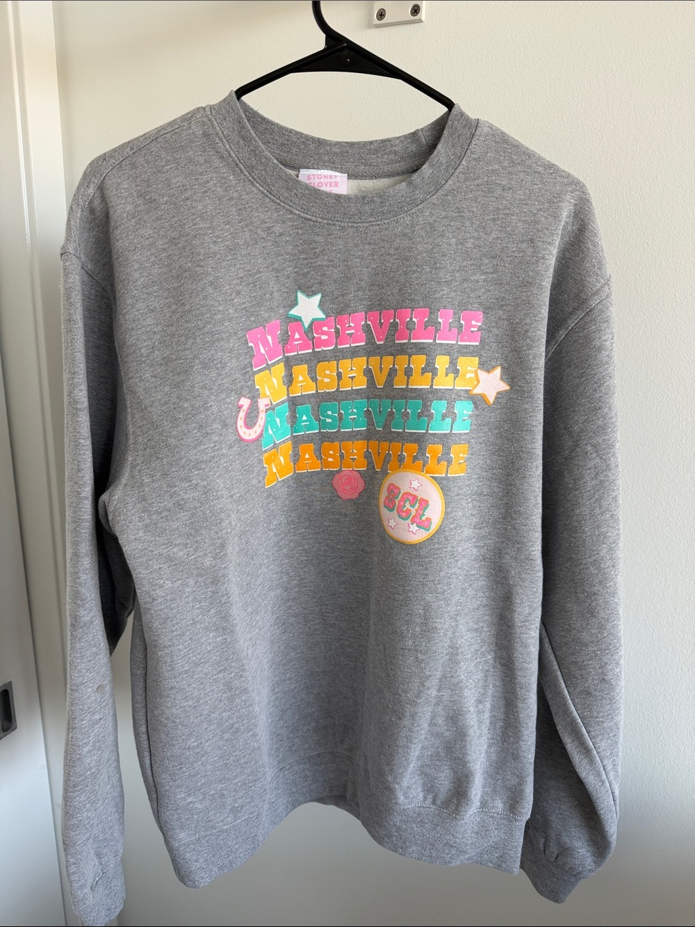 Stoney Clover Lane Nashville fleece crewneck S/M